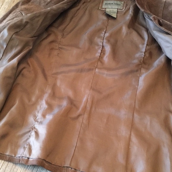 Brandon Thomas leather/suede jacket - Picture 4 of 8